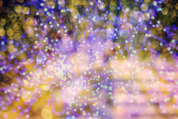 Defocused colorful light bokeh abstract — Stock Photo, Image