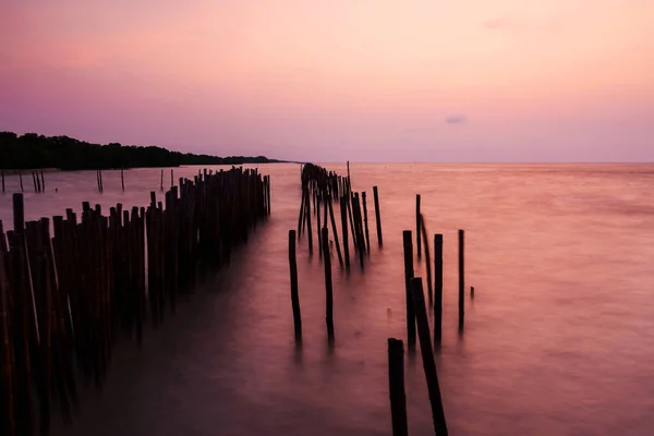 Céu crepúsculo sobre o mar — Fotografia de Stock