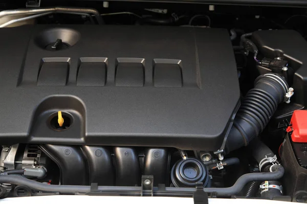 Front new car engine — Stock Photo, Image