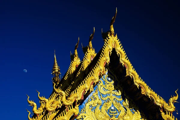 Blauer Tempel in chiang rai — Stockfoto