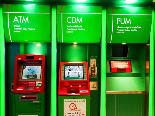 Bancomat KASIKORNBANK, CDM, PUM — Foto Stock