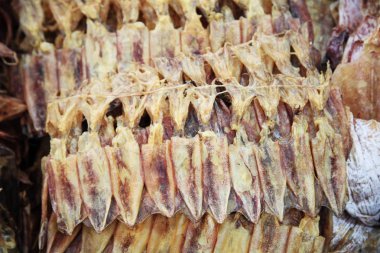 düz kuru mürekkep balığı tuzlu 