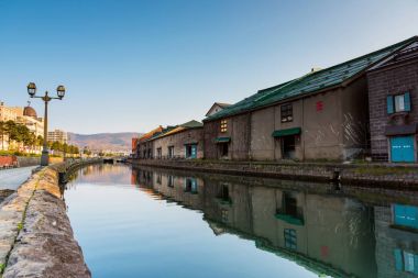 Otaru kanal ve bina ambar
