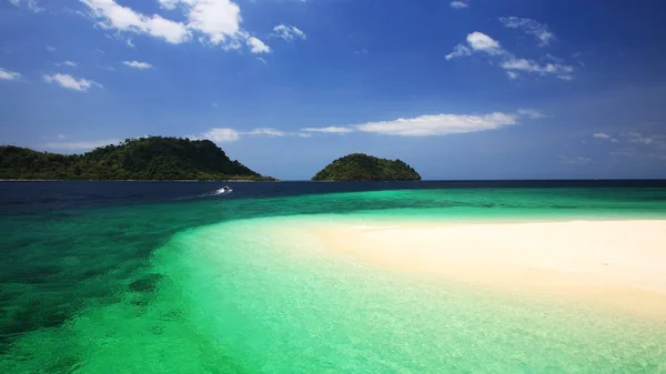 Modré Andamanské moře, Thajsko — Stock fotografie