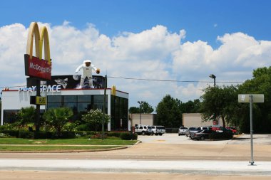 astronot Nasa temalı Mcdonald, Houston üzerinde