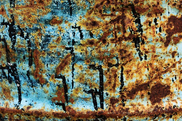 Mavi paslı demiri arka plan dokusu