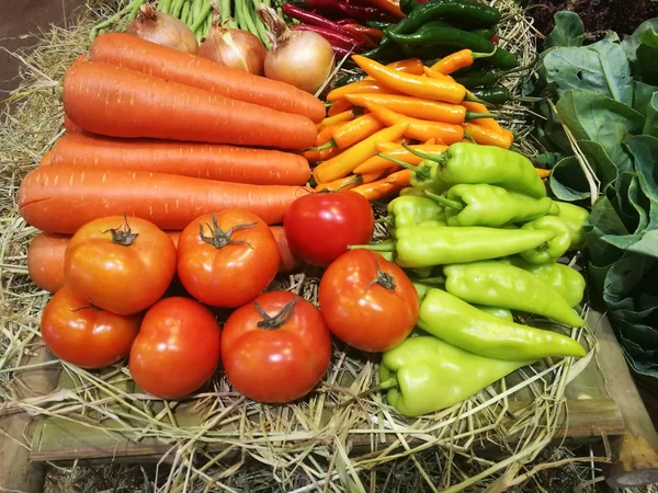 Variedad de verduras de colores freh —  Fotos de Stock