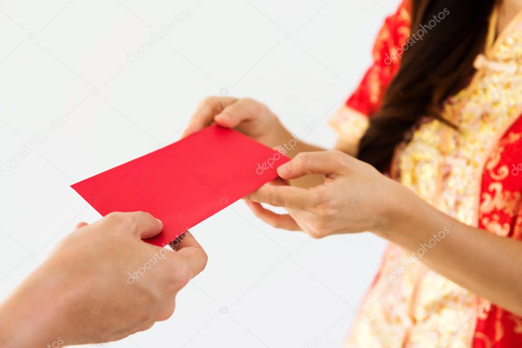 Red money envelop for Chinese new year