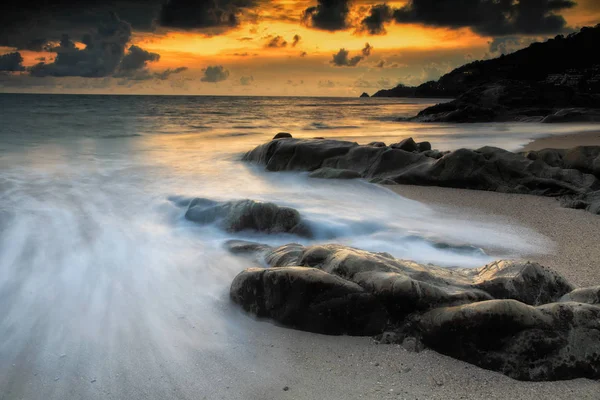 Seascape na praia de Kalim, Phuket — Fotografia de Stock