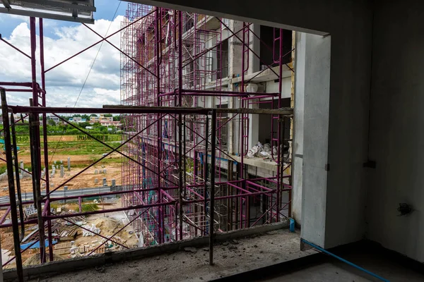 Üstten bakıldığında inşaat binası — Stok fotoğraf