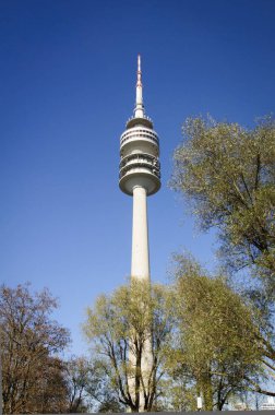 Olympaiturm - Olimpiyat Parkı kule Münih, Almanya