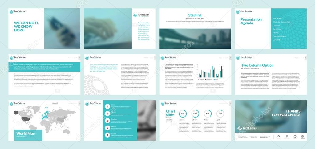 Business presentation templates