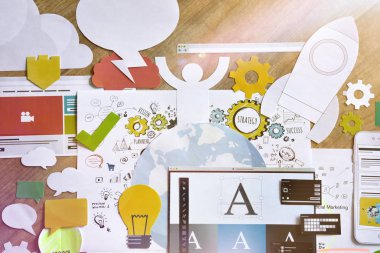Grafik ve Web tasarım konsepti