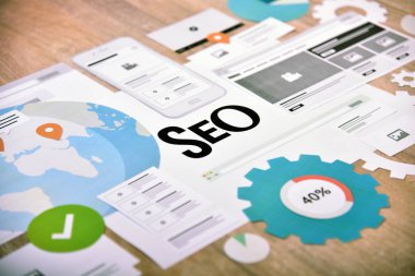 SEO kavramı afiş