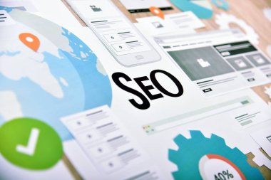 Web sitesi geliştirme ve Seo Hizmetleri için kavram