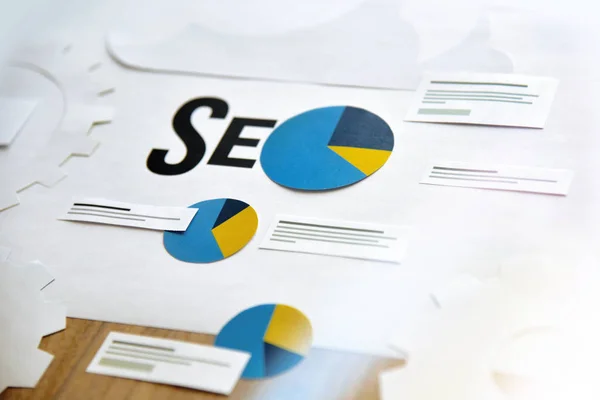 Diseño de concepto SEO — Foto de Stock