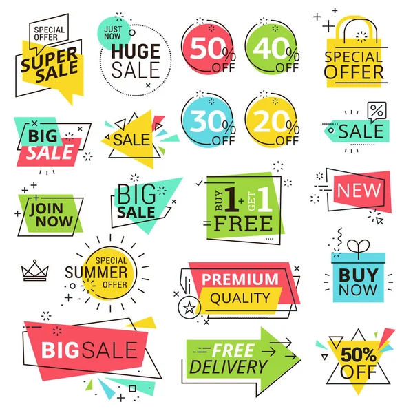 Set of premium quality labels — Stock Vector