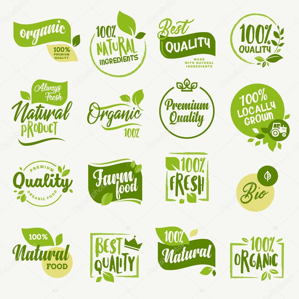 Vector illustration concepts for web design, packaging design, promotional material.