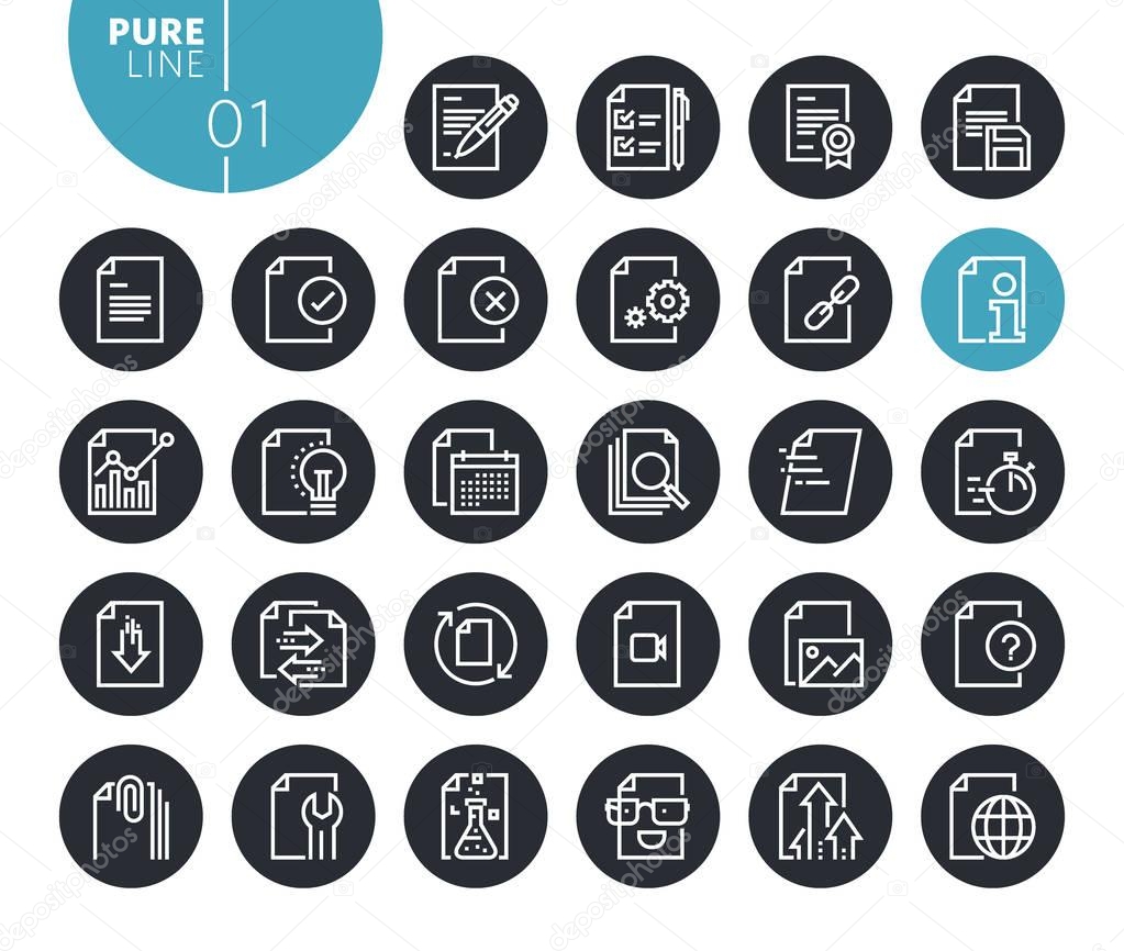 Vector illustrations for web and app design and development. Premium quality outline web symbols.