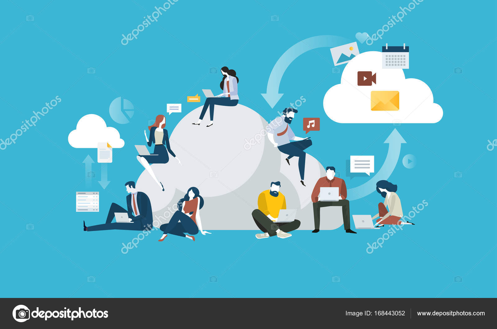 bedrag Gaan essay Cloud computing. Flat design people and technology concept. Stock Vector by ©Variant #168443052 bedrag Gaan essay Cloud computing. Flat design people and technology concept. Stock Vector by ©Variant #168443052