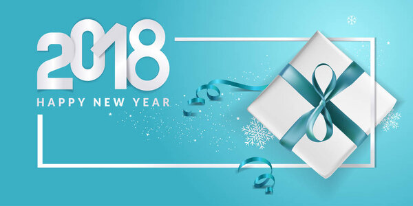 Elegant New Years greeting card