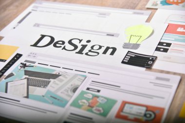 Grafik ve web tasarımı. Web sitesi ve mobil afiş, İnternet pazarlama, sosyal medya ve ağ, markalaşma, pazarlama materyali, sunum şablonu için yaratıcı konsept.