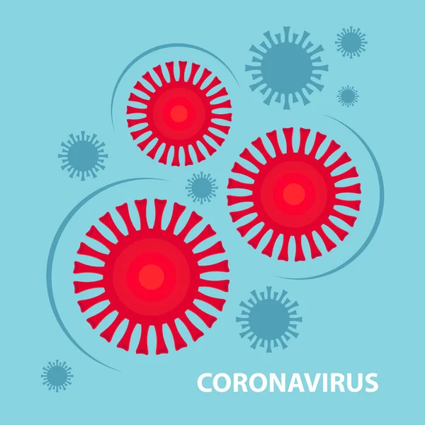 Coronavirus hücresi, 2019-Ncov. Çin patojen solunum koronavirüsü 2019-ncov bir dünyada, Tehlikeli Çin ncov coronavirüsü, Sars salgın riski alarmı. Çin virüsü. Vektör illüstrasyonu