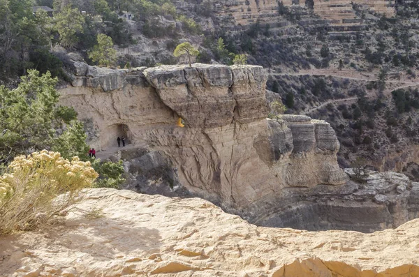 Büyük Kanyon manzarası alacakaranlıkta. Büyük Kanyon manzara