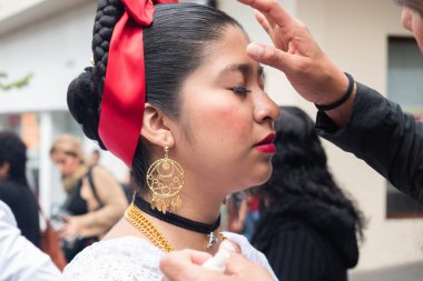 Xalapa, Veracruz, Meksika - 24 Kasım 2019: La Bamba 2019 plağı sırasında Xalapa, Veracruz, Meksika