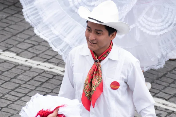 Xalapa Veracruz Mexico Novembro 2019 Jovem Posando Com Roupas Tradicionais — Fotografia de Stock