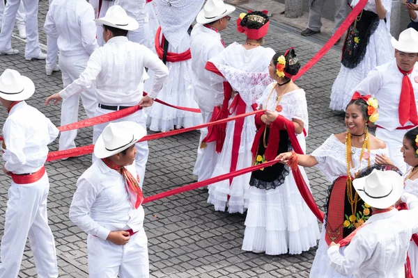 Xalapa Veracruz Mexico Novembro 2019 Jovens Dançarinos Vestidos Com Roupas — Fotografia de Stock