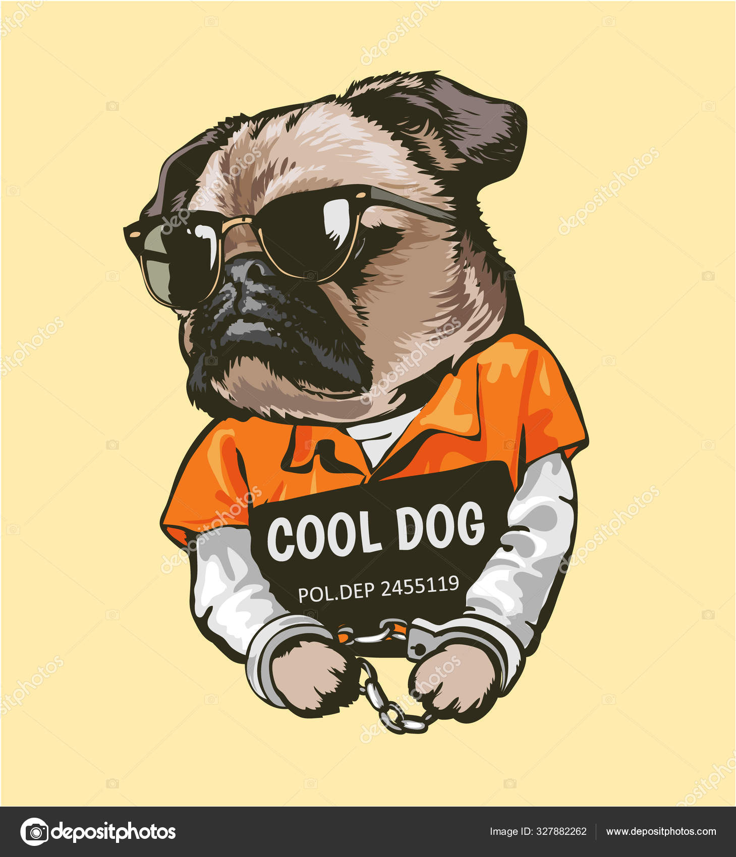 clipart prison dog
