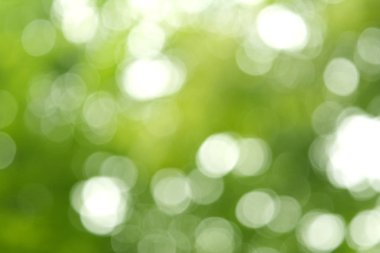 De-odaklı yeşil arka plan