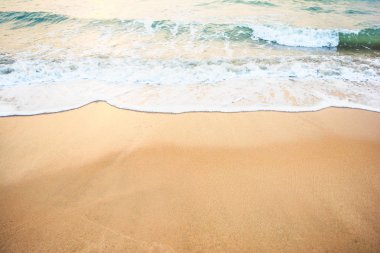 Kumsaldaki Okyanus Dalgası