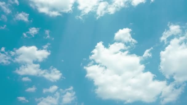 Облачность Голубое Небо — стоковое видео