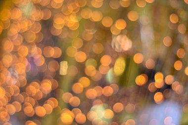 Soyut turuncu ışık bokeh. 