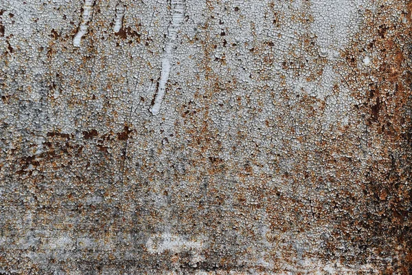 Oxido en la placa de acero. Grietas de metal oxidado Textura para decoratio — Foto de Stock