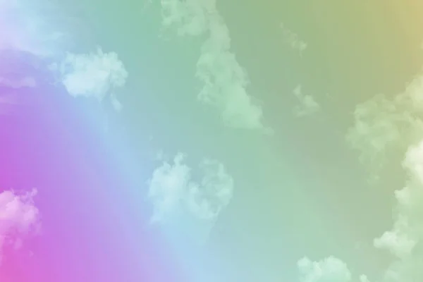 Sky Pink Blue Pastel Colored Abstract Sky Background Wallpaper — Stockfoto