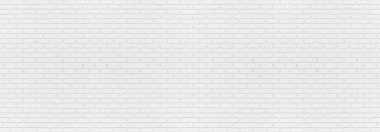 Tasarım arka planınız ya da duvar kağıdınız için soyut beyaz duvar dokusu. Panorama resmi.