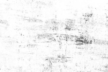 Siyah ve beyaz desenli. Monokrom soyut dokusu. Çatlakların, sürtünmelerin, çiplerin, lekelerin, mürekkep lekelerinin arka planı