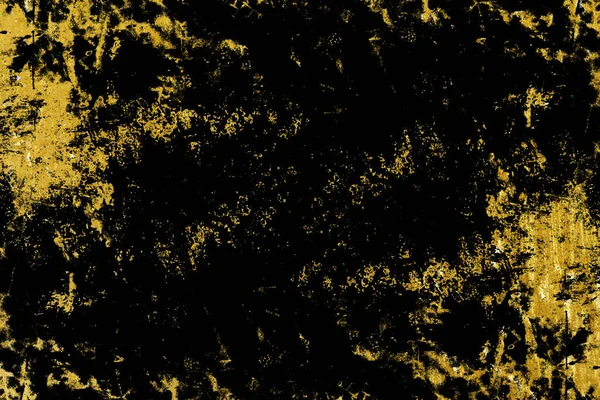 Dark grunge background of golden texture. Abstract black and gold design templates for wallpaper or design.