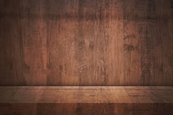 Latar belakang tabel kayu dengan ruang salinan untuk diska produk iklan — Stok Foto