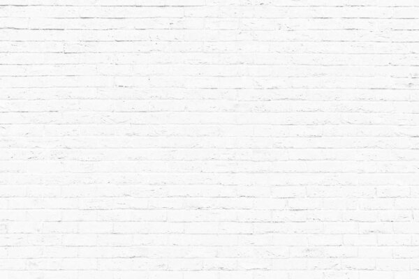 Modern white brick wall texture background. Abstract brickwork for backdrop.