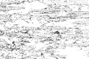 Siyah ve beyazın Grunge arka planı. Çatlakların, çiplerin, noktaların soyut çizim dokusu. Eski yıpranmış yüzeyin kirli monokrom deseni.