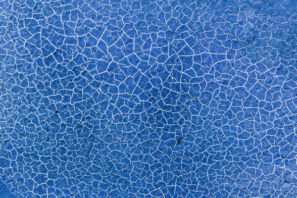 Grietas de fondo de textura de pared azul . —  Fotos de Stock