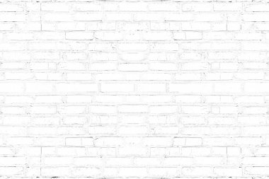 Modern beyaz tuğla duvar dokusu. Arkaplan için soyut tuğla çalışması.