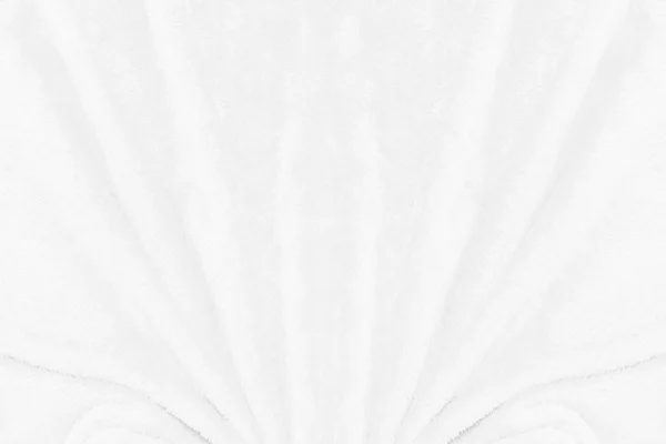 Weißes Tuch Mit Weichen Wellen Zerknüllter Stoff Hintergrund — Stockfoto
