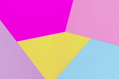 Pastel renkli kağıt dokusu arkaplanı. Geometrik şekiller.