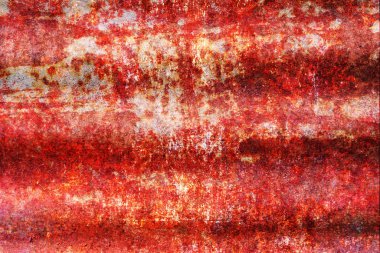 Paslı metal arka planının soyut dokusu.