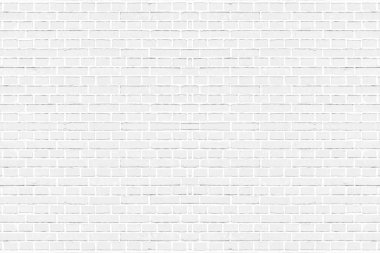 Kırsal odada soyut, aşınmış beyaz tuğla duvar dokusu. Yatay mimari duvar kağıdını kavra